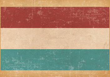 Grunge Flag of Luxembourg - Kostenloses vector #446345